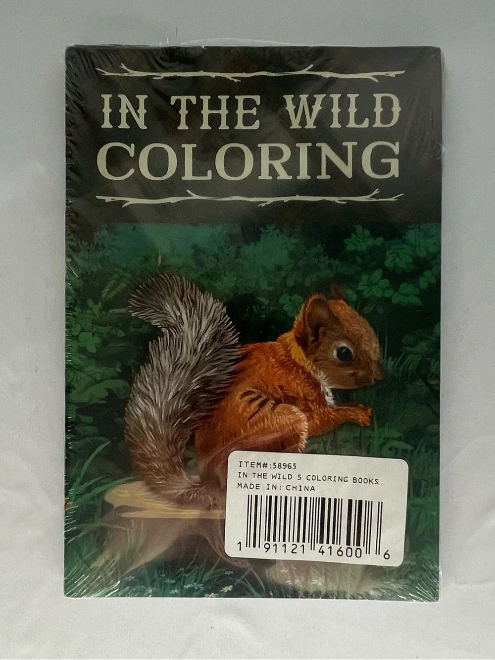 BNIB In The Wild Coloring Book
